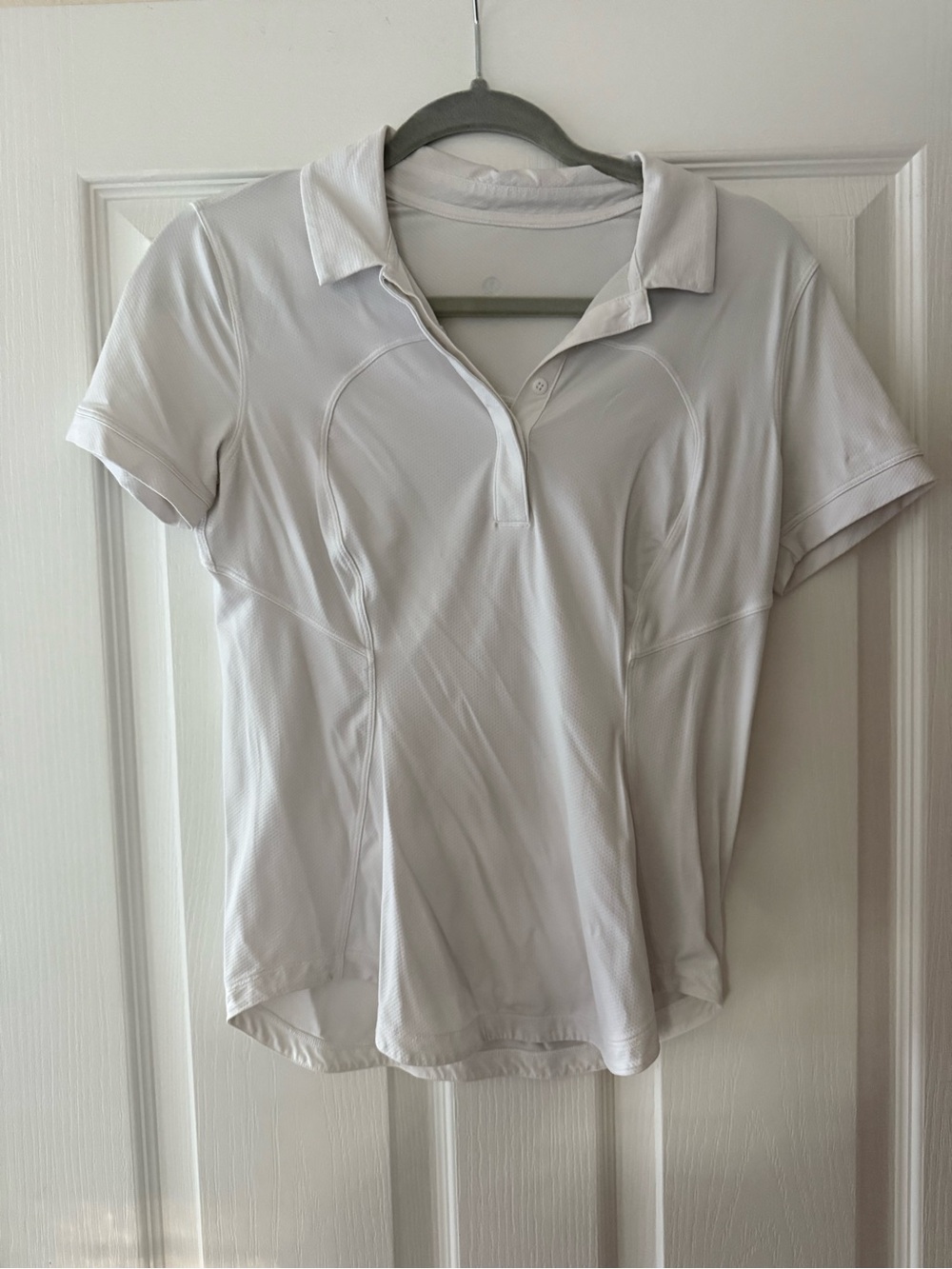 Lululemon White Polo